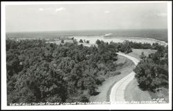 View from Tower Toward Mississippi River Postcard