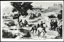 Pemberton and Grant at the Point of Surrender, Vicksburg Postcard