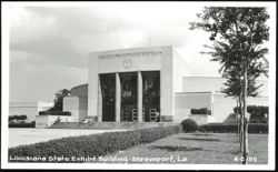 Louisiana State Exhibit Building in Shreveport Postcard