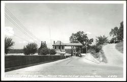 Entrance to Bridge Toll House, Vicksburg, Mississippi Postcard