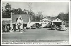 Adcock's Tire Shop and Service Station on Highway 80 Postcard