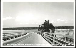 U.S. 80 Bridge Across the Mississippi River Postcard