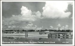 Skyline of Gulfport from the Yacht Club Postcard