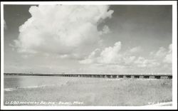 U.S. 90 Highway Bridge in Biloxi Postcard