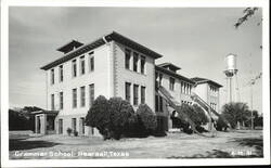 Grammar School Building in Pearsall, Texas Postcard