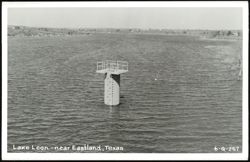 Water Intake Tower at Lake Leon Postcard