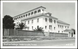 Scotus College Building in Hebronville, Texas Postcard
