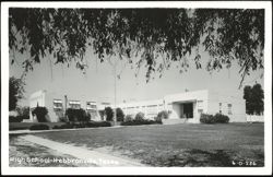 High School Building in Hebbronville, Texas Postcard
