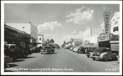 Conway Street Looking North, Mission Theater Postcard