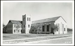 First Christian Church Building in Donna, Texas Postcard