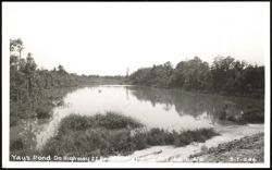 Yay's Pond on Highway 27, Lumpkin, Georgia Postcard