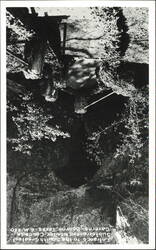Entrance to Cascade Caverns Postcard