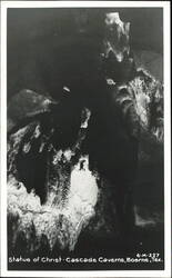 Statue of Christ, Cascade Caverns Postcard
