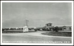 Snake Creek Fishing Lodge on U.S. 1 Overseas Highway Postcard
