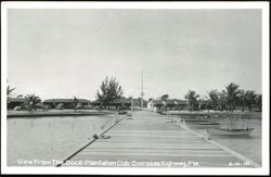 View From The Dock at Plantation Club, Overseas Highway Postcard
