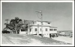 E.V. Fowler's Caribee Yacht Basin, Upper Matecumbe Key Postcard