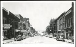 Street Scene in Springfield, Kentucky Postcard
