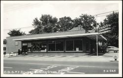 C.D.S. #7 Drugs Fountain Lunch, Bowling Green Postcard