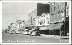 Street Scene with Princess Theatre in Bowling Green Postcard