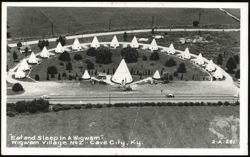 Wigwam Village No. 2 Aerial View Postcard