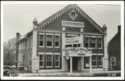 Barter Theatre and Town Hall in Abingdon, Virginia Postcard