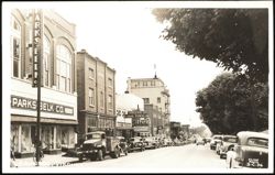Parks-Belk Co. and Main Street in Abingdon, Virginia Postcard