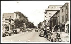 Street Scene in Abingdon, Virginia Postcard