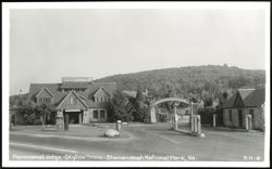 Panorama Lodge and Parking Area Skyline Drive Shenandoah National Park Postcard