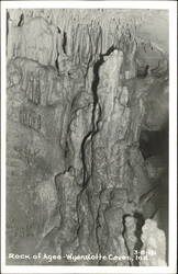 Rock of Ages, Wyandotte Caves Postcard