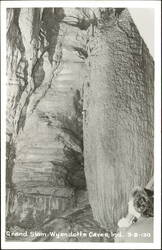Grand Slam Formation in Wyandotte Caves Postcard