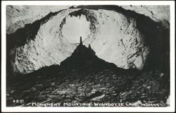 Monument Mountain in Wyandotte Cave Postcard