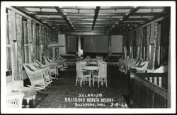 Solarium at Dillsboro Health Resort Postcard
