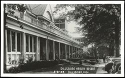 Dillsboro Health Resort Exterior View Postcard