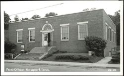 United States Post Office in Newport, Tennessee Postcard