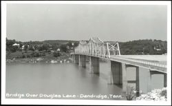 Bridge Over Douglas Lake in Dandridge, Tennessee Postcard