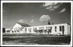 Grammar School in Raymondville, Texas Postcard