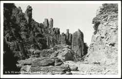 U.S. 70 and 60 in Queen Creek Canyon Superior and Globe Postcard