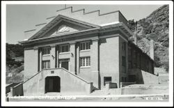 Auditorium Building in Clifton, Arizona Postcard