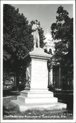 Confederate Monument in Tuscumbia, Alabama Postcard