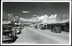 Street Scene in Cottonwood, Arizona Postcard