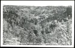 View from Trail to Natural Bridge, Natural Bridge State Park Postcard