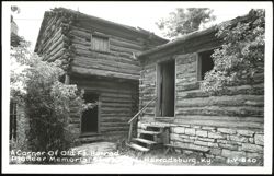 A Corner of Old Ft. Harrod, Pioneer Memorial State Park Postcard
