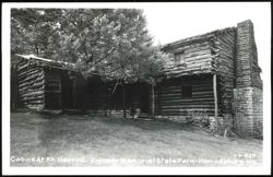 Cabins at Ft. Harrod, Pioneer Memorial State Park Postcard