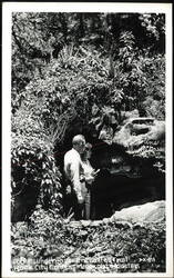 Couple at Goblins Underpass on Enchanted Trail Postcard