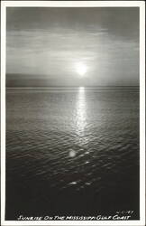 Sunrise on the Mississippi Gulf Coast Postcard