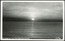 Sunrise on the Mississippi Gulf Coast Postcard