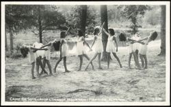 Girls Camp DeSoto Dancers on Lookout Mountain Postcard
