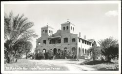 St. Peters Novitiate Building in Mission, Texas Postcard