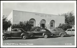 United States Post Office Building in Mission, Texas Postcard