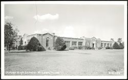 Junior High School Building in Mission, Texas Postcard